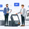 Процесс взаимодействия агента и клиента посредством кассовой техники и финансовых операций