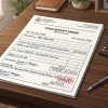 Иллюстрация с аккуратно оформленным приходным кассовым ордером (ПКО) на столе, рядом с ручкой и калькулятором, подчеркивающая важность правильного заполнения документа. Иллюстрация с аккуратно оформленным приходным кассовым ордером (ПКО) на столе, рядом с ручкой и калькулятором, подчеркивающая важность правильного заполнения документа.