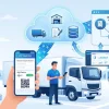 Водитель использует мобильное приложение для работы с электронными перевозочными документами в облачной 1С Водитель использует мобильное приложение для работы с электронными перевозочными документами в облачной 1С