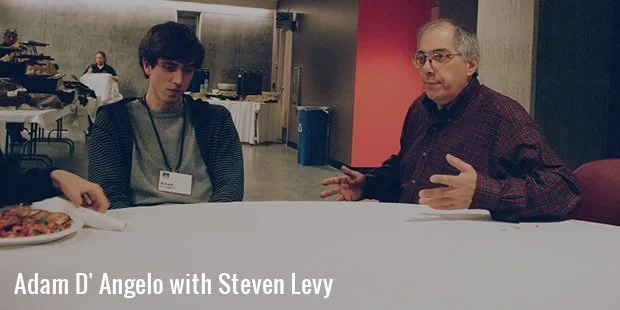 adam d angelo with steven levy