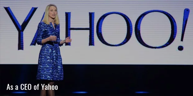 as a ceo of yahoo