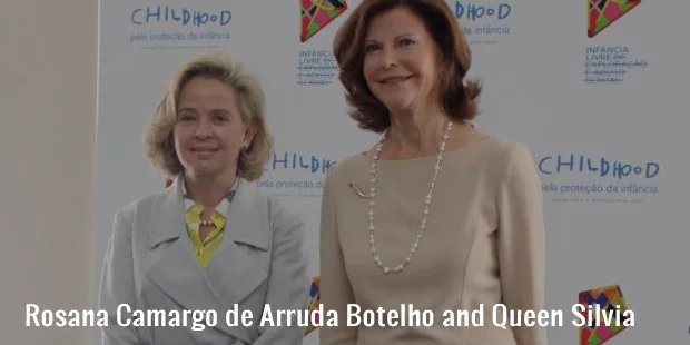 rosana camargo de arruda botelho and queen silvia