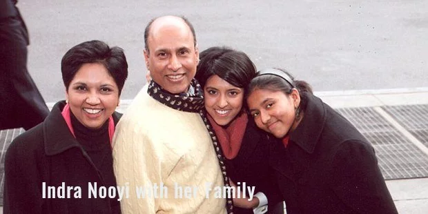 indra nooyi with her family