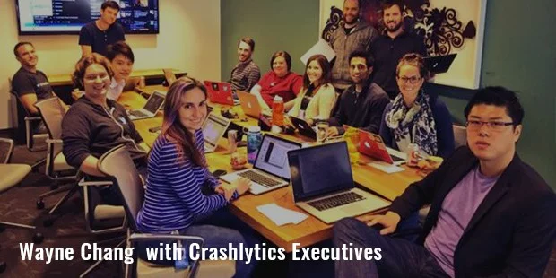 wayne chang with crashlytics executives