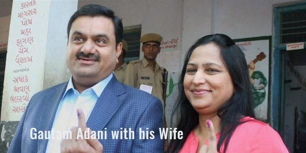 gautam adani with his wife