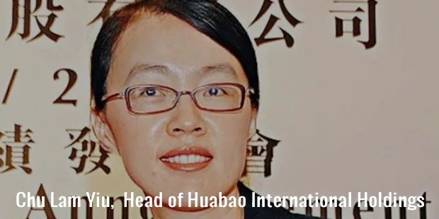 chu lam yiu, head of huabao international holdings chu lam yiu, head of huabao international holdings