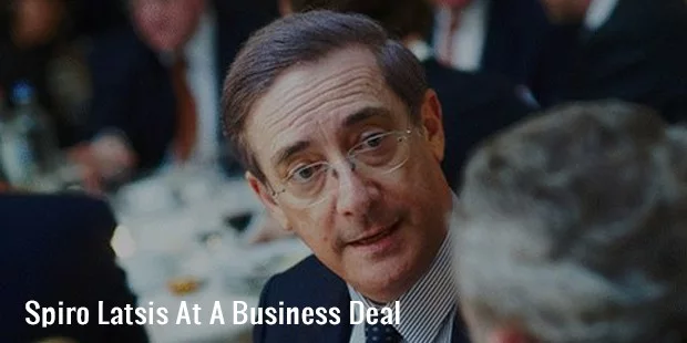 spiro latsis at a business deal spiro latsis at a business deal
