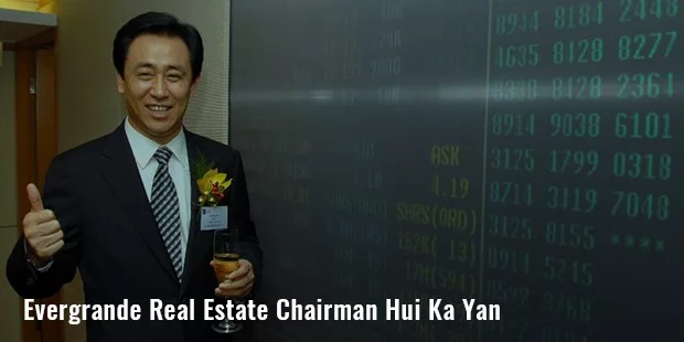 председатель evergrande real estate хуэй ка янь