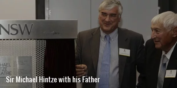 Майкл Хинце с отцом