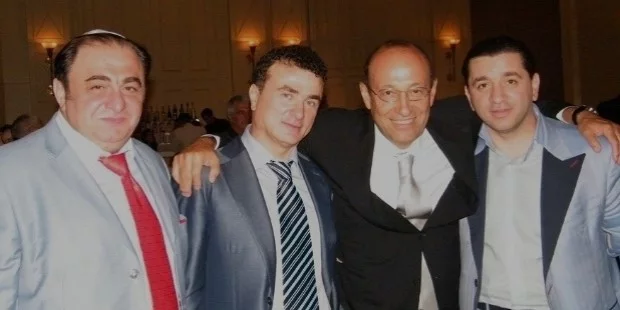На конгрессе российской прессы в Израиле с Александром Машкевичем, Михаилом и Давидом