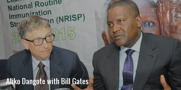 aliko dangote with bill gates aliko dangote with bill gates