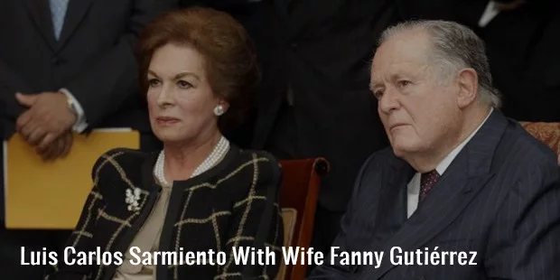 luis carlos sarmiento with wife fanny gutierrez luis carlos sarmiento with wife fanny gutierrez