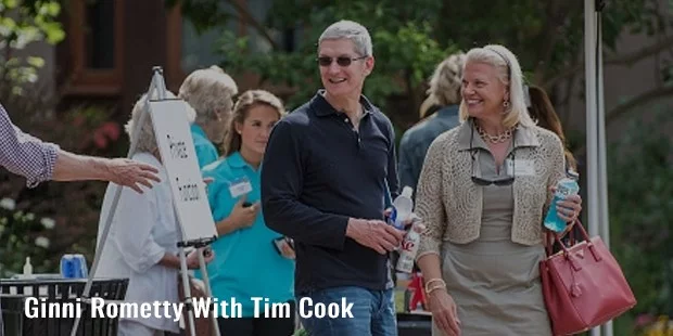 ginni rometty with tim cook ginni rometty with tim cook