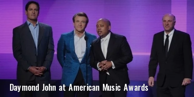 daymond john at american music awards daymond john at american music awards