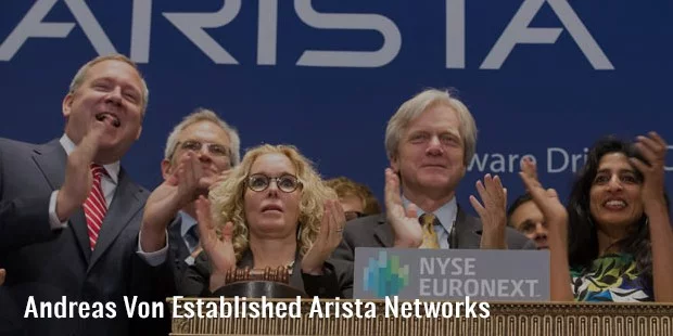 andreas von established arista networks