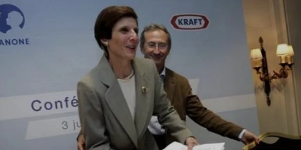 danone chief executive franck riboud, right, holds out a chair for kraft food chairman and ceo irene rosenfeld danone chief executive franck riboud, right, holds out a chair for kraft food chairman and ceo irene rosenfeld