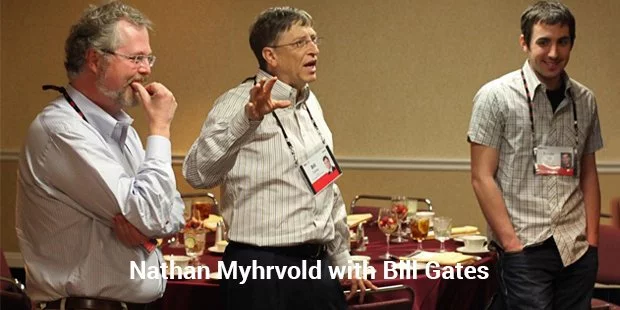 nathan myhrvold with billgates nathan myhrvold with billgates