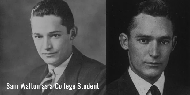 sam walton as a college student 1
