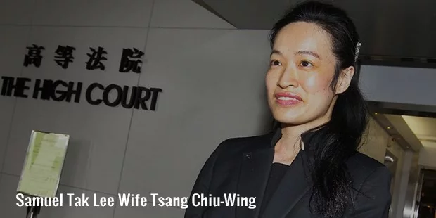 samuel tak lee wife tsang chiu wing