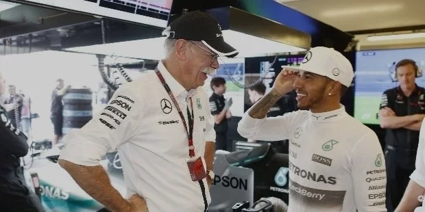 dieter zetsche lewis hamilton