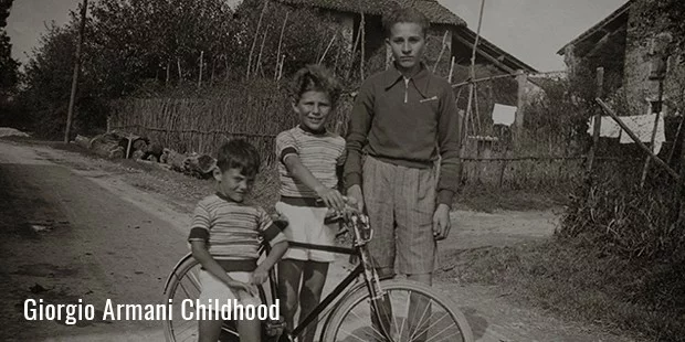 giorgio armani childhood giorgio armani childhood