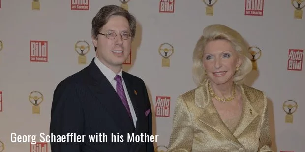 Georg Schaeffler with his Mother Georg Schaeffler with his Mother