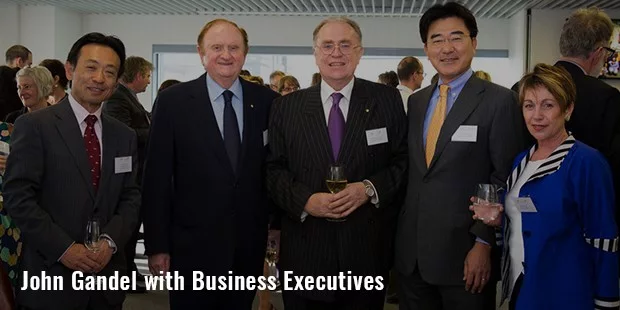 john gandel with business executives john gandel with business executives