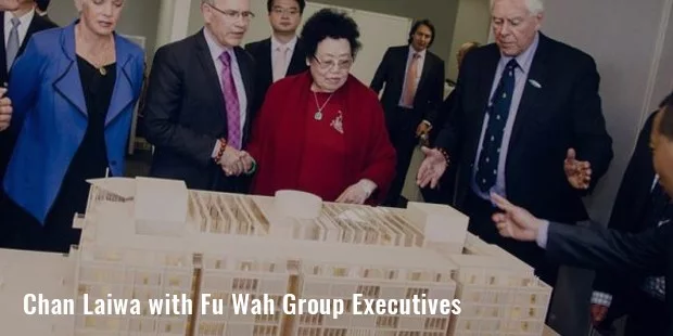 chan laiwa with fu wah group executives chan laiwa with fu wah group executives