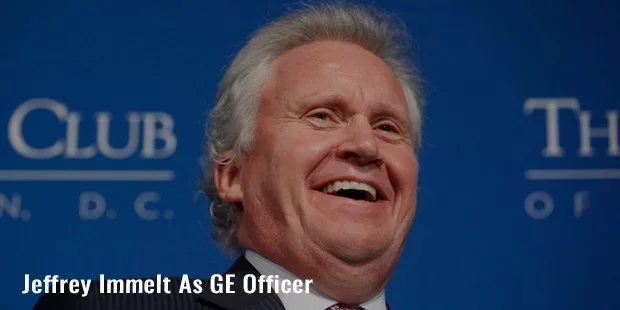 Джеффри Иммельт как офицер GE Джеффри Иммельт как офицер GE