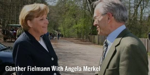 гюнтер фильманн с ангелой меркель