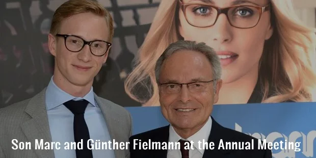сын марк и гюнтер фильманн на ежегодной встрече