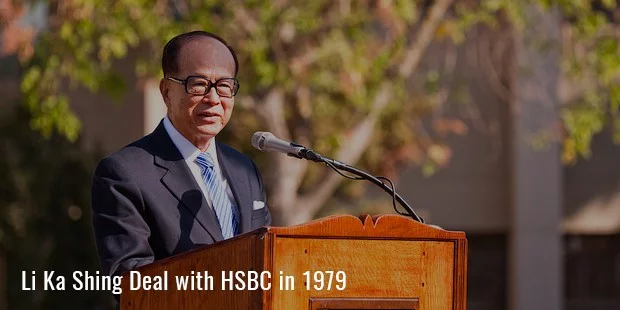 li ka shing deal with hsbc in 1979 li ka shing deal with hsbc in 1979