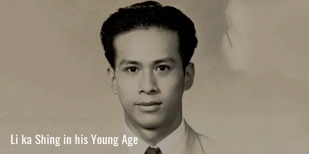 li ka shing in his young age li ka shing in his young age