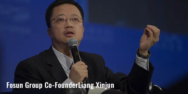 fosun group co founderliang xinjun fosun group co founderliang xinjun