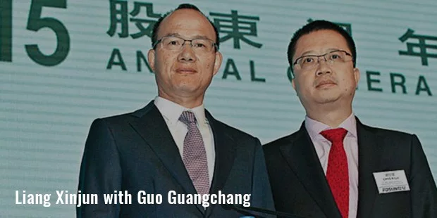 liang xinjun with guo guangchang liang xinjun with guo guangchang