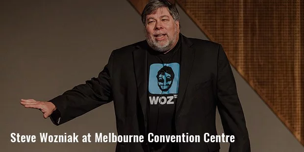 steve wozniak at melbourne convention centre steve wozniak at melbourne convention centre