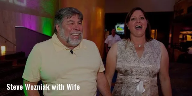 steve wozniak with wife steve wozniak with wife