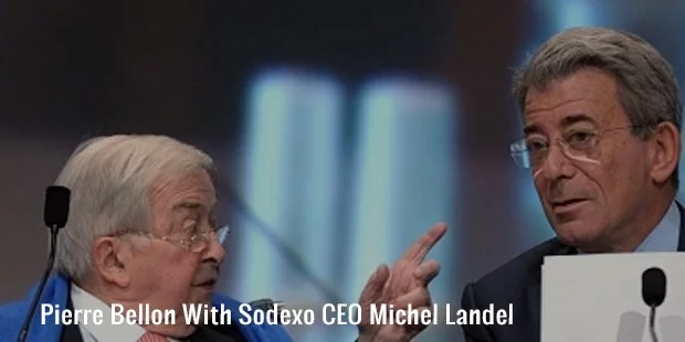 пьер беллон с генеральным директором sodexo мишелем ланделем пьер беллон с генеральным директором sodexo мишелем ланделем