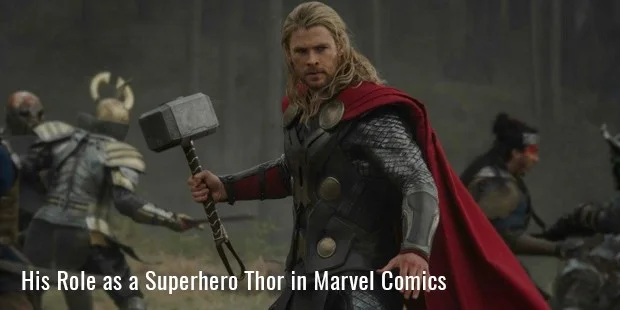 его роль супергероя Тора в комиксах Marvel его роль супергероя Тора в комиксах Marvel