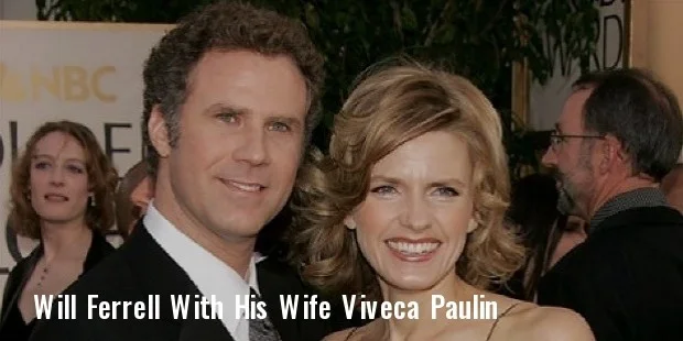 will ferrell and viveca paulin will ferrell and viveca paulin