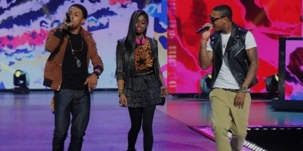 diggy simmons and jeremih perform as models walk the runway diggy simmons and jeremih perform as models walk the runway