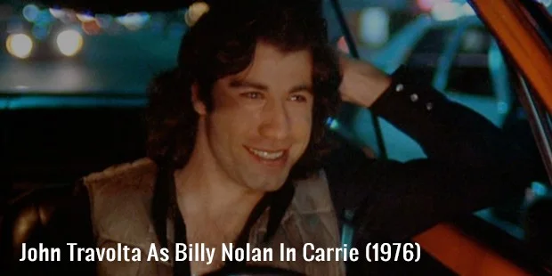 john travolta as billy nolan in carrie 1976 john travolta as billy nolan in carrie 1976