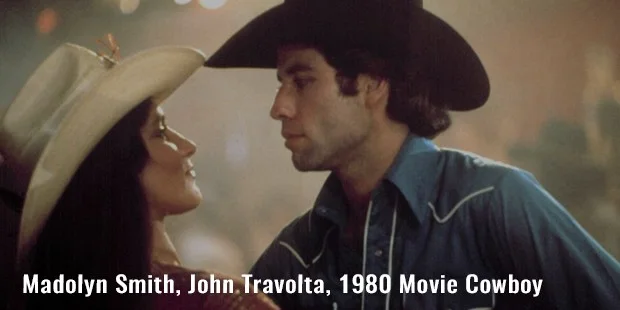 madolyn smith, john travolta, 1980 movie cowboy madolyn smith, john travolta, 1980 movie cowboy