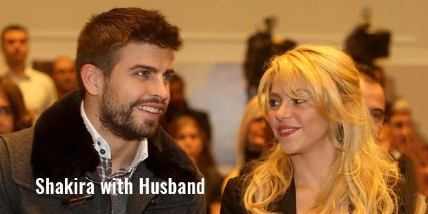 shakira with husband shakira with husband