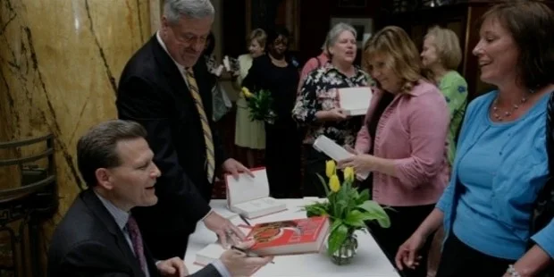 david baldacci guest at inaugural book author luncheon david baldacci guest at inaugural book author luncheon