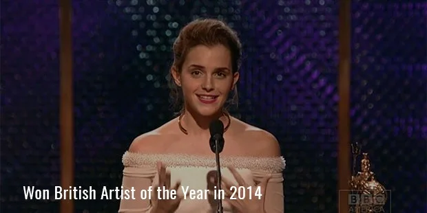 Won British Artist of the Year in 2014 Won British Artist of the Year in 2014